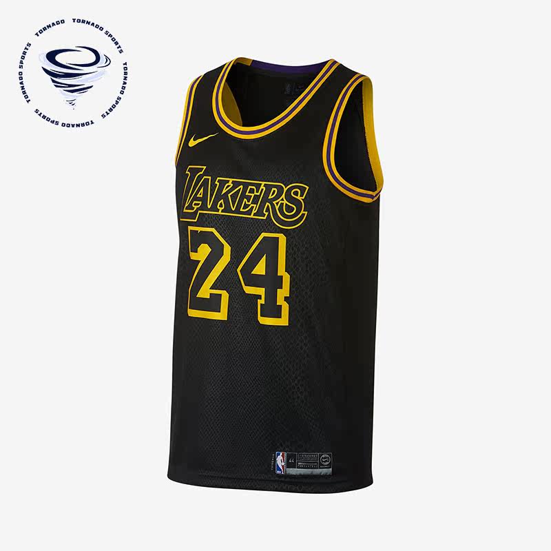 Nike/耐克正品洛杉矶湖人队男士新款舒适运动无袖球衣AJ6432-011