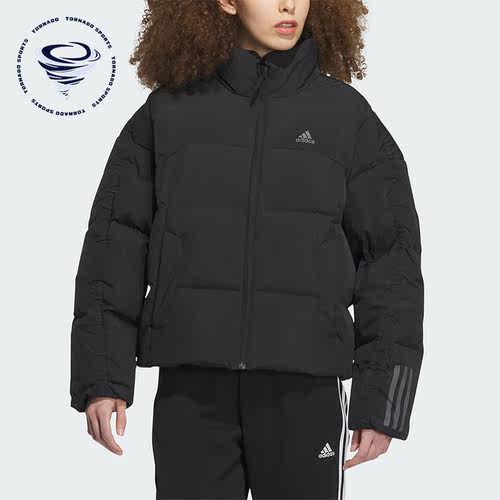 Adidas/阿迪达斯正品冬季新款女子休闲拉链保暖羽绒服外套IL8940