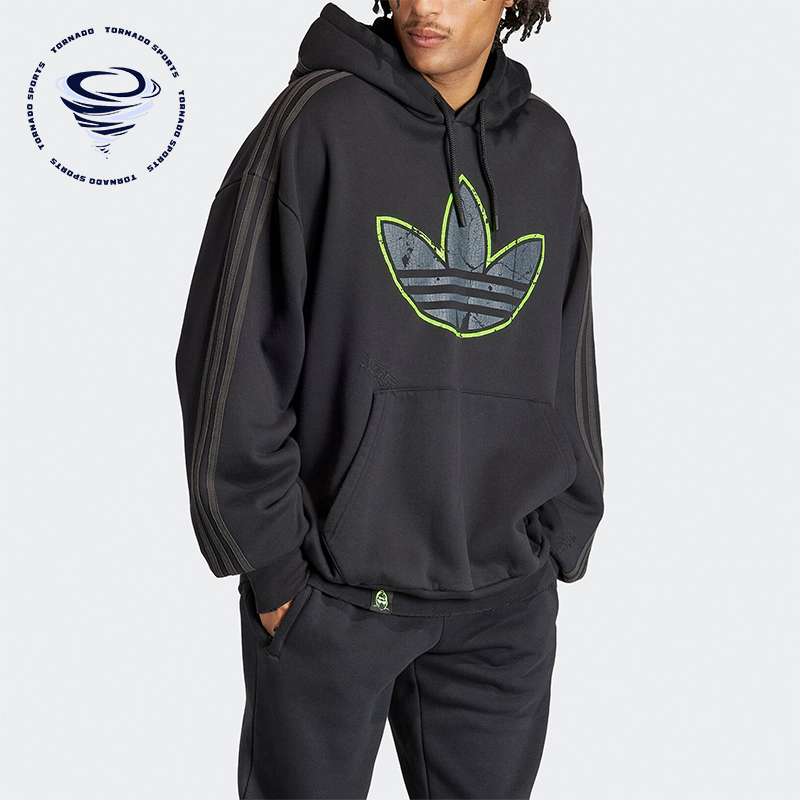 Adidas/阿迪达斯情侣款连帽卫衣