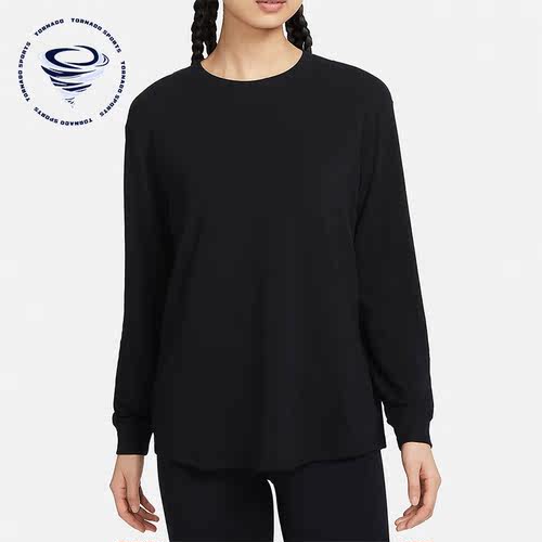 Nike/耐克正品新款女士圆领宽松休闲运动长袖T恤FN2818-010