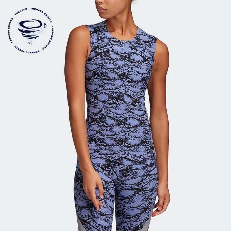 Adidas/阿迪达斯正品健身休闲训练女子运动背心紧身衣 DT9461