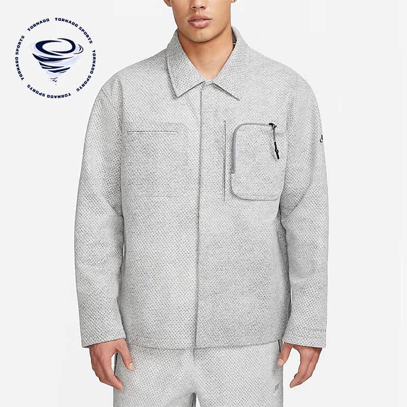 Nike/耐克正品ADV Forward男子翻领网眼工装夹克DV9993-084