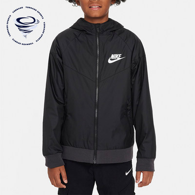 Nike/耐克正品Sportswear Windrunner大童连帽夹克FN8757-010
