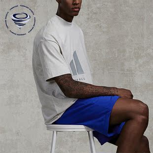 TEE Adidas 阿迪达斯正品 BASKETBALL IX1968 男女篮球舒适运动短袖