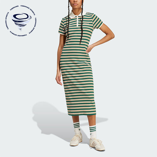 阿迪达斯女士时尚休闲连衣裙
