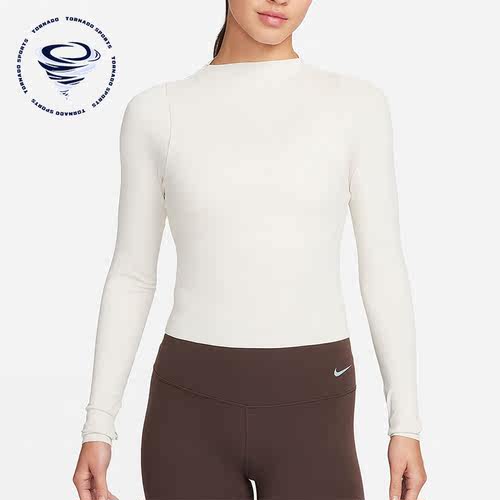Nike/耐克正品新款女士弹力透气休闲运动长袖T恤FN3023-104
