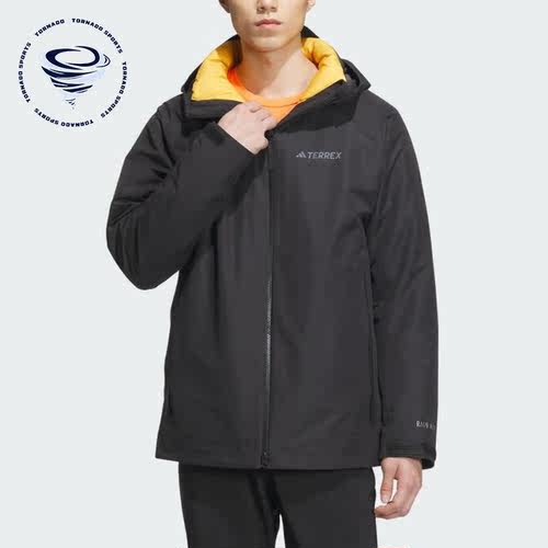Adidas/阿迪达斯正品户外运动男子三合一保暖冲锋衣IL8972