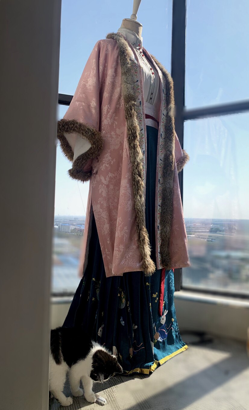 仿长干寺宋制汉服 褙子 百搭旗袍时装日常外套