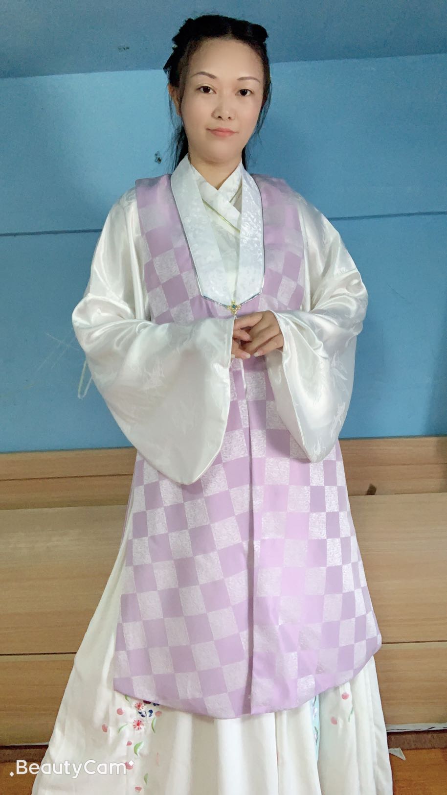 明制日常汉服琵琶袖长比甲