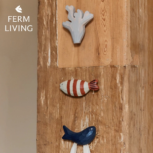 丹麦Ferm Living Harbour 海洋挂钩挂衣钩挂衣架墙面装饰