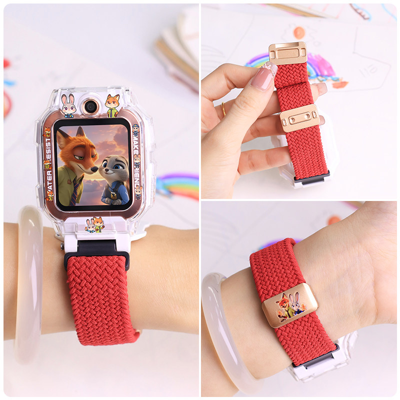 【疯狂动物城】新年款适用小米红米米兔儿童手表5C/6C磁吸4C编织7/7X表带7A小寻儿童手表表带15/17/20mm通用,智能设备,智能手表手环表带/腕带,淘宝优惠券,粉丝福利购,淘宝优惠卷