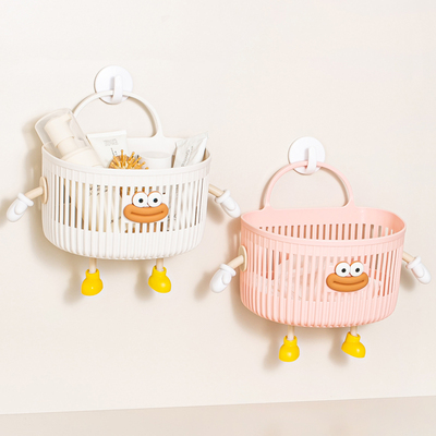 废弃回收洗脸巾收纳盒壁挂厕所卫生间洗手台浴室擦脸巾置物架挂篮