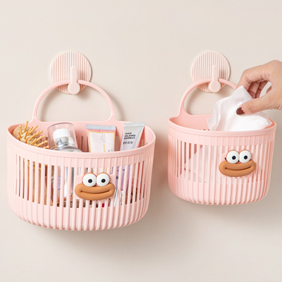 厨房多功能小挂篮卫生间浴室废弃洗脸巾收纳筐宿舍床边壁挂式吊篮