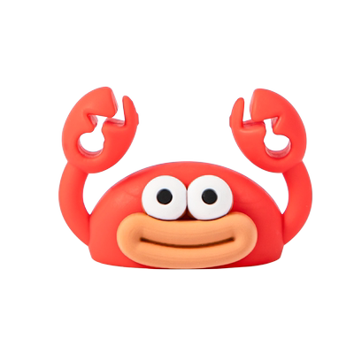 螃蟹理线器创意桌面数据线收纳手机充电线固定器耳机线整理集线器