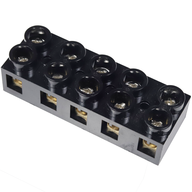 JX5铜接线端子排X5阻燃接线柱10A20A60A大电流电线连接器固定式