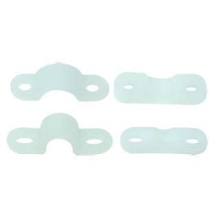 桥型拱形固定片线卡理线器电线压线片弧形固定器塑料平面压线板