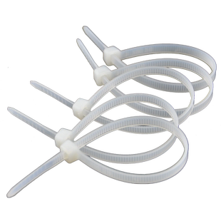 尼龙扎带国标自锁式扎线带固定塑料条捆扎绳白/黑色束线扣理线器