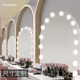 化妆镜专用影楼上墙高级led带灯梳妆镜好莱坞复古补光智能灯泡镜