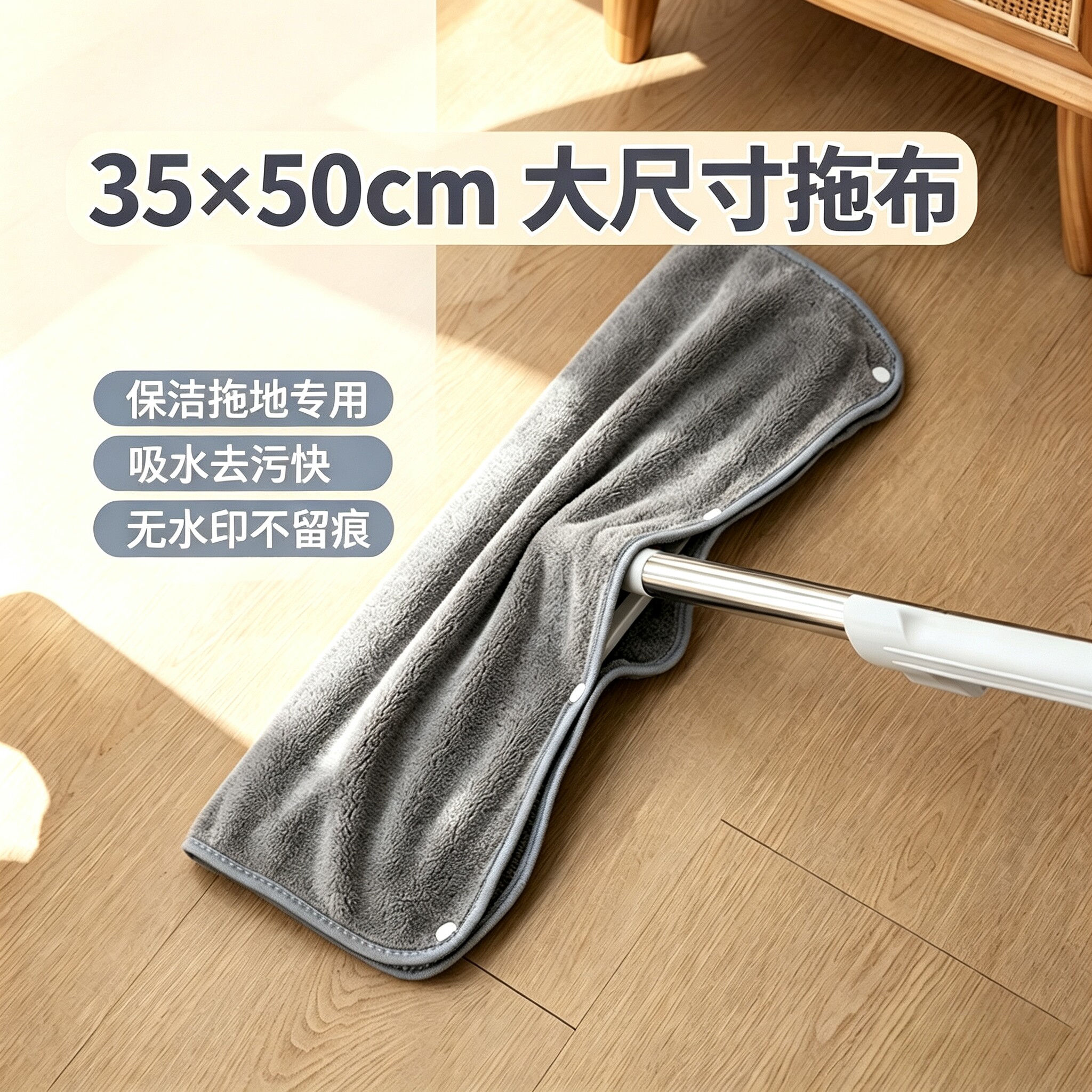 魔术扫把刮水除尘替换布