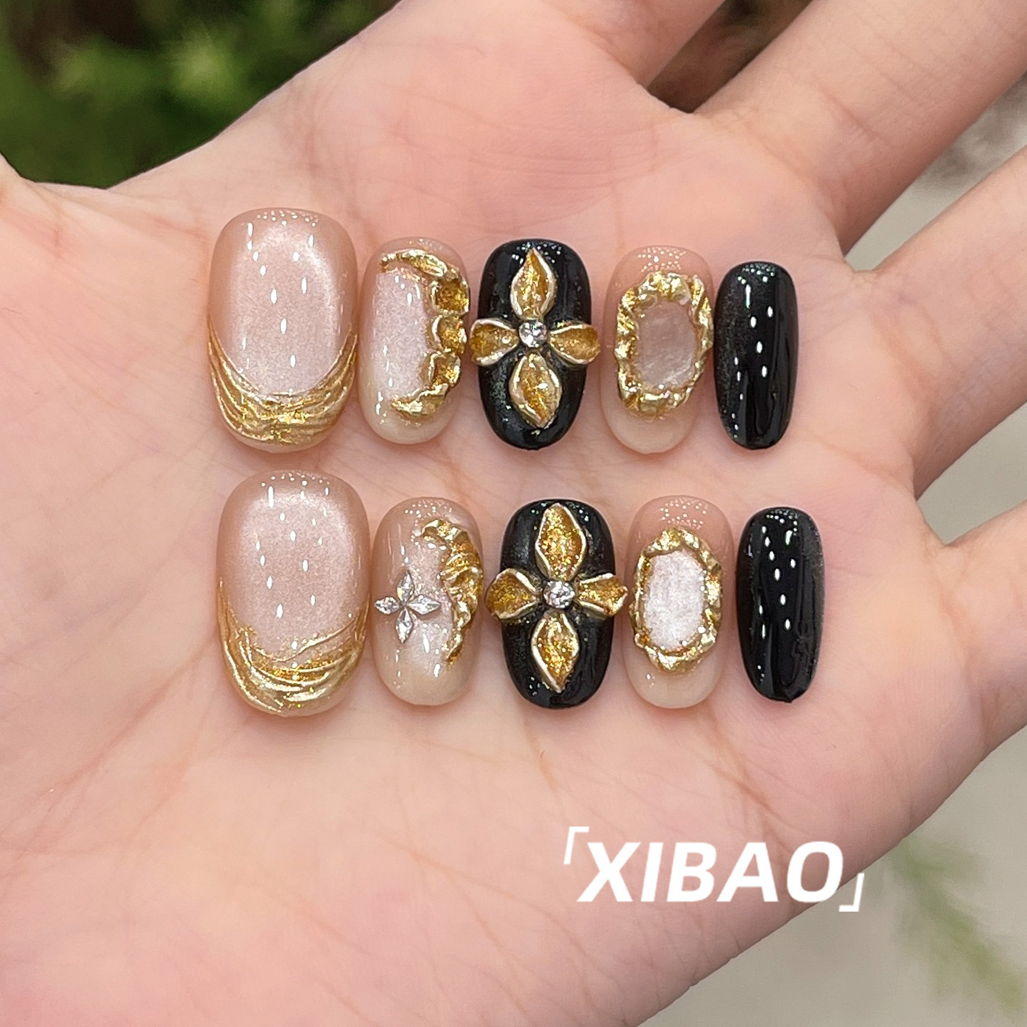 纯手工制作绝美显白穿戴甲