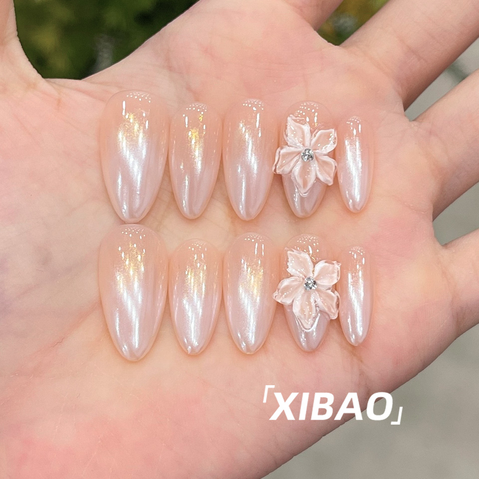 适合拍婚纱照的穿戴甲纯手工制作