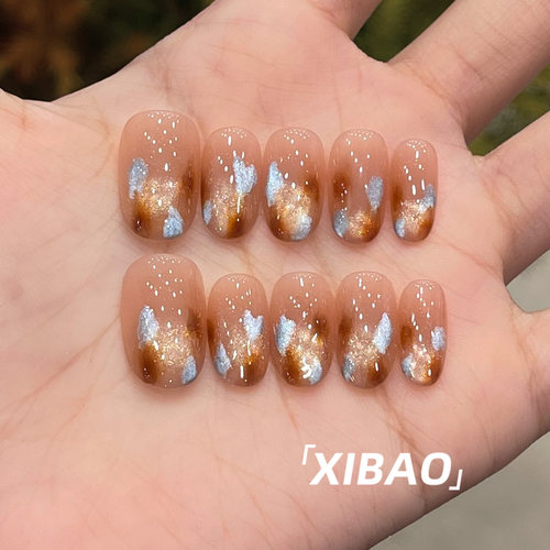 纯手工制作绝美爆款穿戴美甲