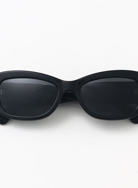 辛芷蕾同款墨镜女玳瑁色窄框宽腿遮阳太阳眼镜偏光修脸