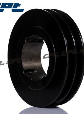 CPT欧标锥套皮带轮SPB180-02配2517锥套双槽皮带轮b型三角皮带轮