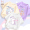 3 pieces of pure cotton short sleeved white rabbit+rice white star milk tea+purple doll rabbit