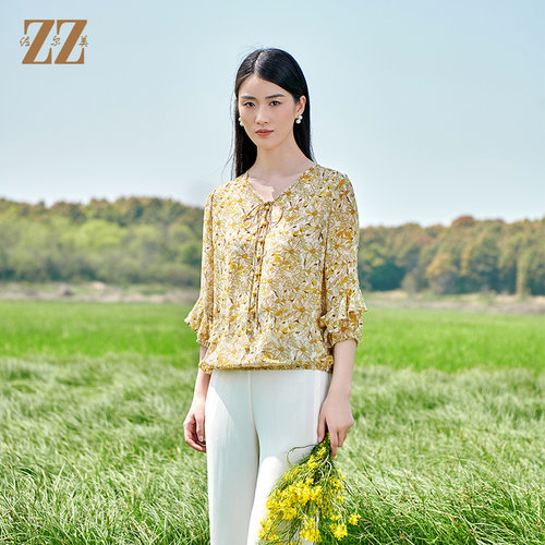 佐尔美2022夏季新款桑蚕丝