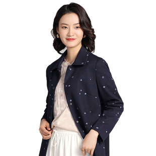 佐尔美春季新款 经典时尚波点上衣外套女E23SY03