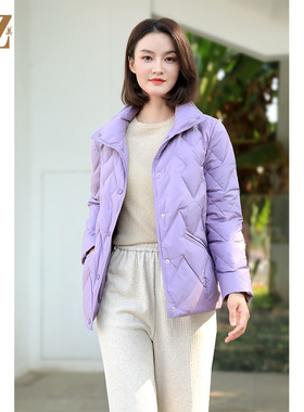 佐尔美冬上款 90绒保暖减龄羽绒服外套女E34YY05A