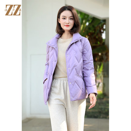 佐尔美冬上款 90绒保暖减龄羽绒服外套女E34YY05A