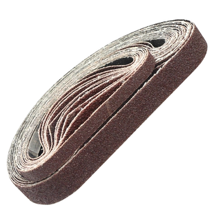10条百马1寸2寸环形砂带砂纸10*330mm/20*520mm砂光纸抛光纸打磨