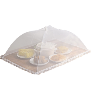 盖菜罩家用2025新款折叠防苍蝇商用菜盖罩餐桌罩剩饭菜罩子食物罩