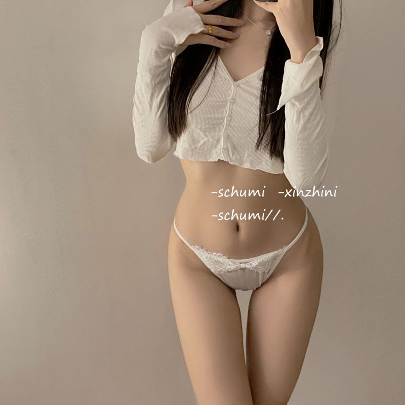 魂牵蝶梦*纯欲系刺绣蕾丝内裤女性感低腰镂空蝴蝶结纯棉裆三角裤,女士内衣/男士内衣/家居服,女丁字裤,淘宝优惠券,粉丝福利购,淘宝优惠卷