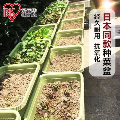 爱丽思特大号花盆阳台长方形塑料种菜盆长条爱丽丝种植专用箱神器