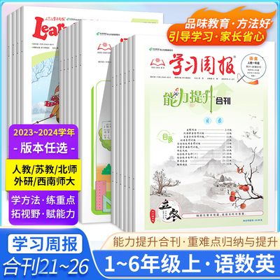 小学学习周报能力提升合刊