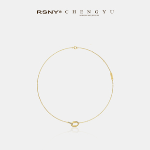 RSNY CHAIN项链 轻奢小众设计项链女925纯银 气质锁骨链 CLASSIC