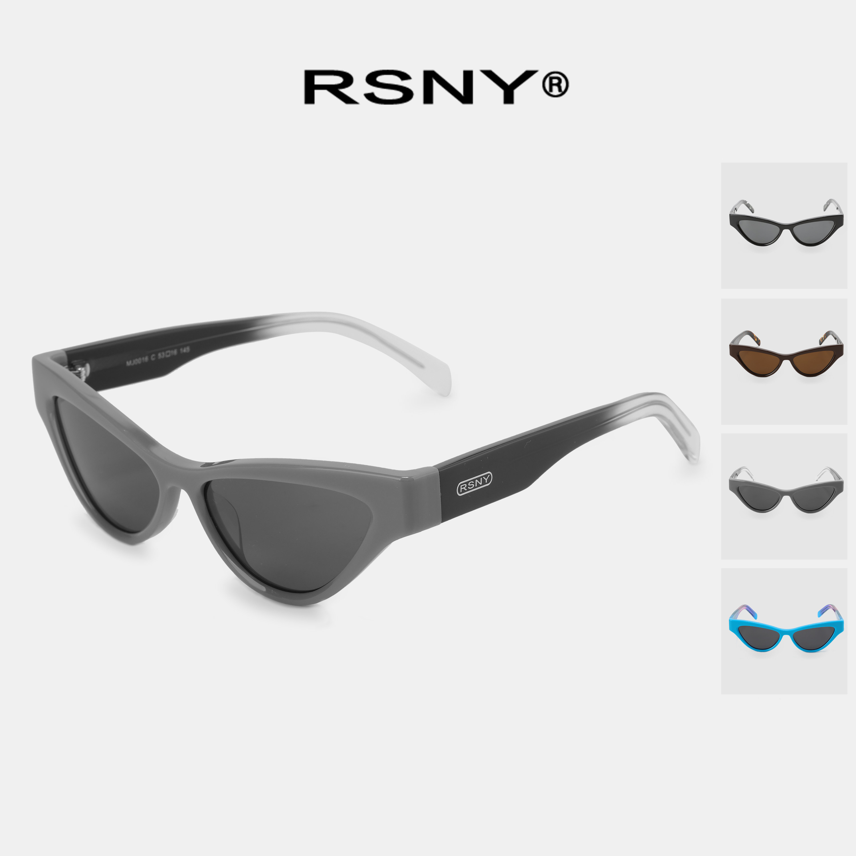 RSNY Dazzling Sharp猫眼太阳眼镜个性高级感百搭时尚墨镜MJ0016
