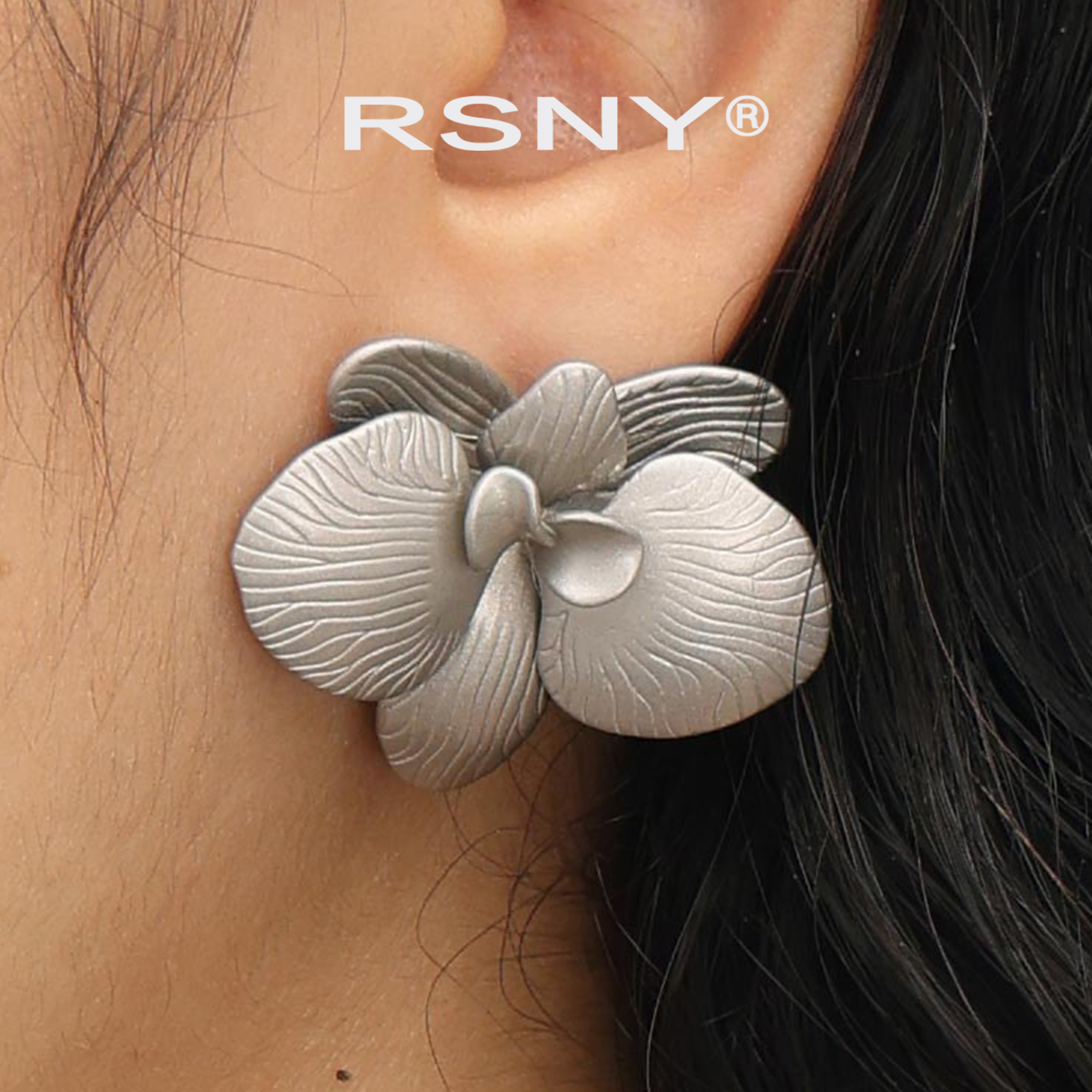RSNYTheOriginal花朵装饰耳钉