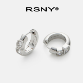 风纯银耳针耳饰耳钉 时尚 新品 RSNY几何耳环简约高级感2025新款