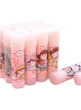 卡通儿童固体胶棒DIY手工学生文具白色固体胶创意礼品办公用品