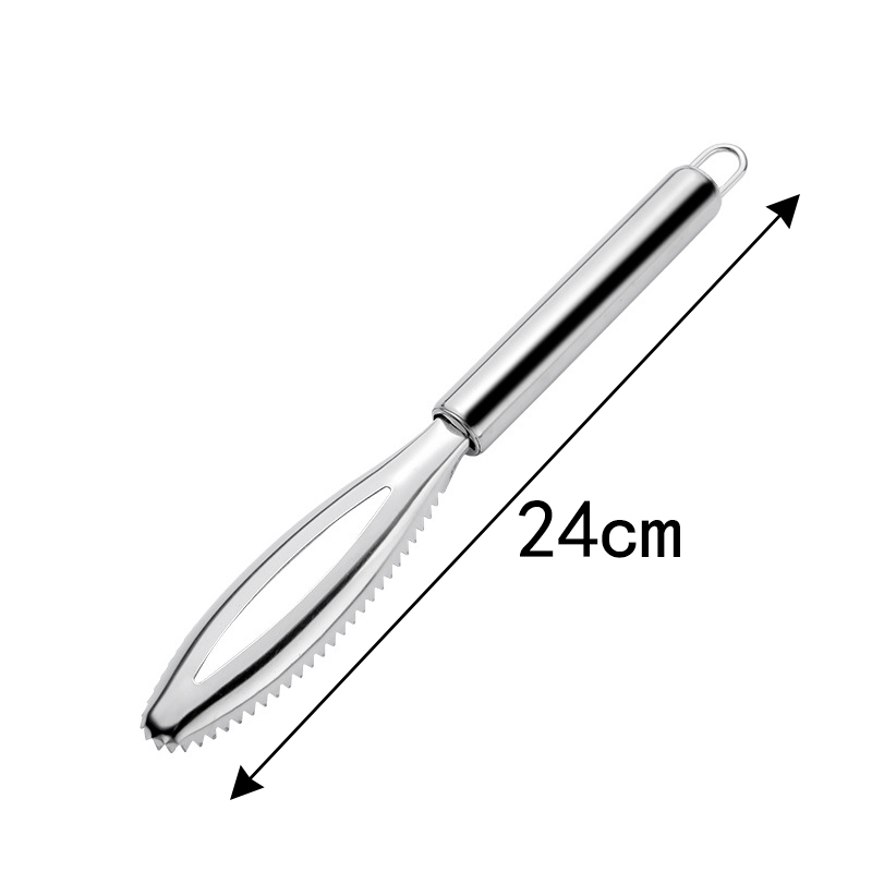 不锈钢鱼鳞刨高效去鳞神器实用厨房工具便捷设计刮鳞利器
