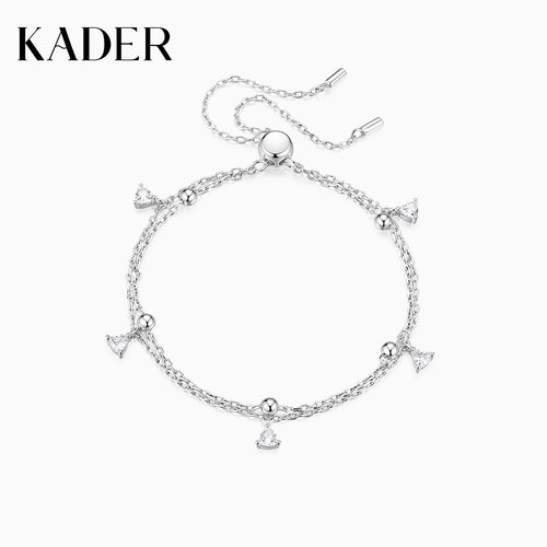 KADER开朵星链手链双链女简约时尚小众设计高级感新款生日礼物