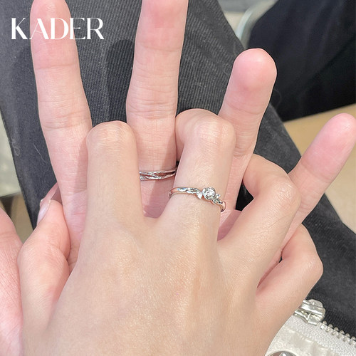 卡蒂罗戒指925银原创设计女