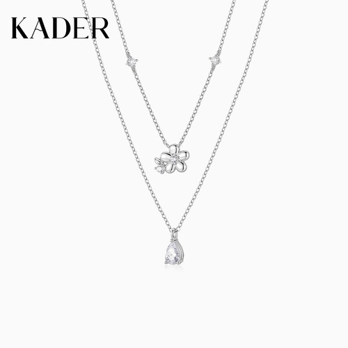 KADER开朵花漾浅梦项链女简约时尚小众设计轻奢锁骨链生日礼物