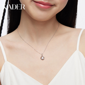 卡蒂罗幸运四叶草项链女925银轻奢小众设计锁骨链生日礼物送女友