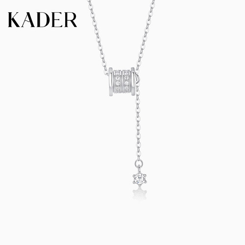 KADER开朵星点小蛮腰项链女925银简约时尚小众设计锁骨链生日礼物