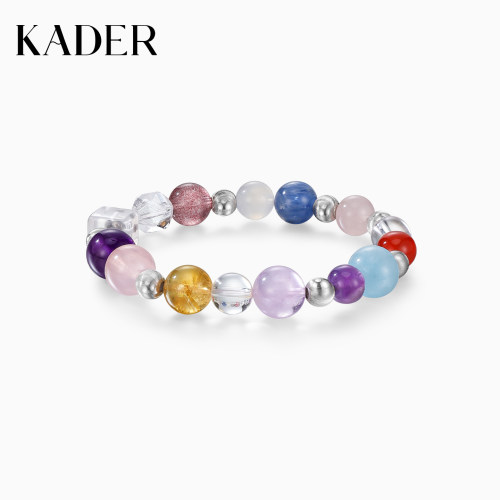 KADER开朵糖果多宝手串925银新中式国风小众星云能量场手链礼物